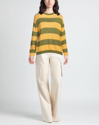 Woman Sweater Yellow Size M Acrylic, Mohair wool, Polyamide