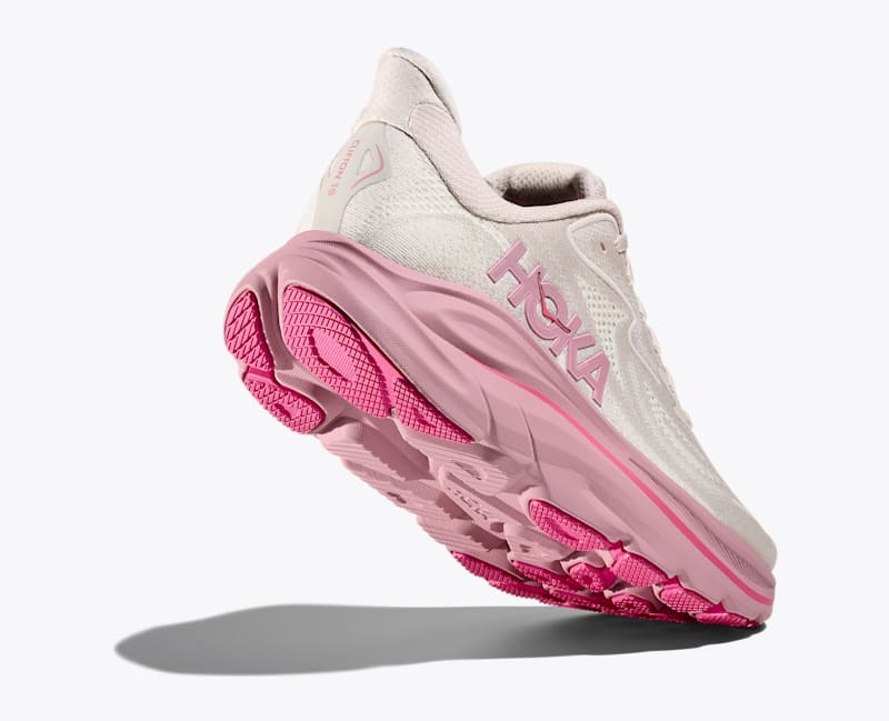 HOKA Women's Clifton 10 Shoes in Rose Cream/Dried Rose