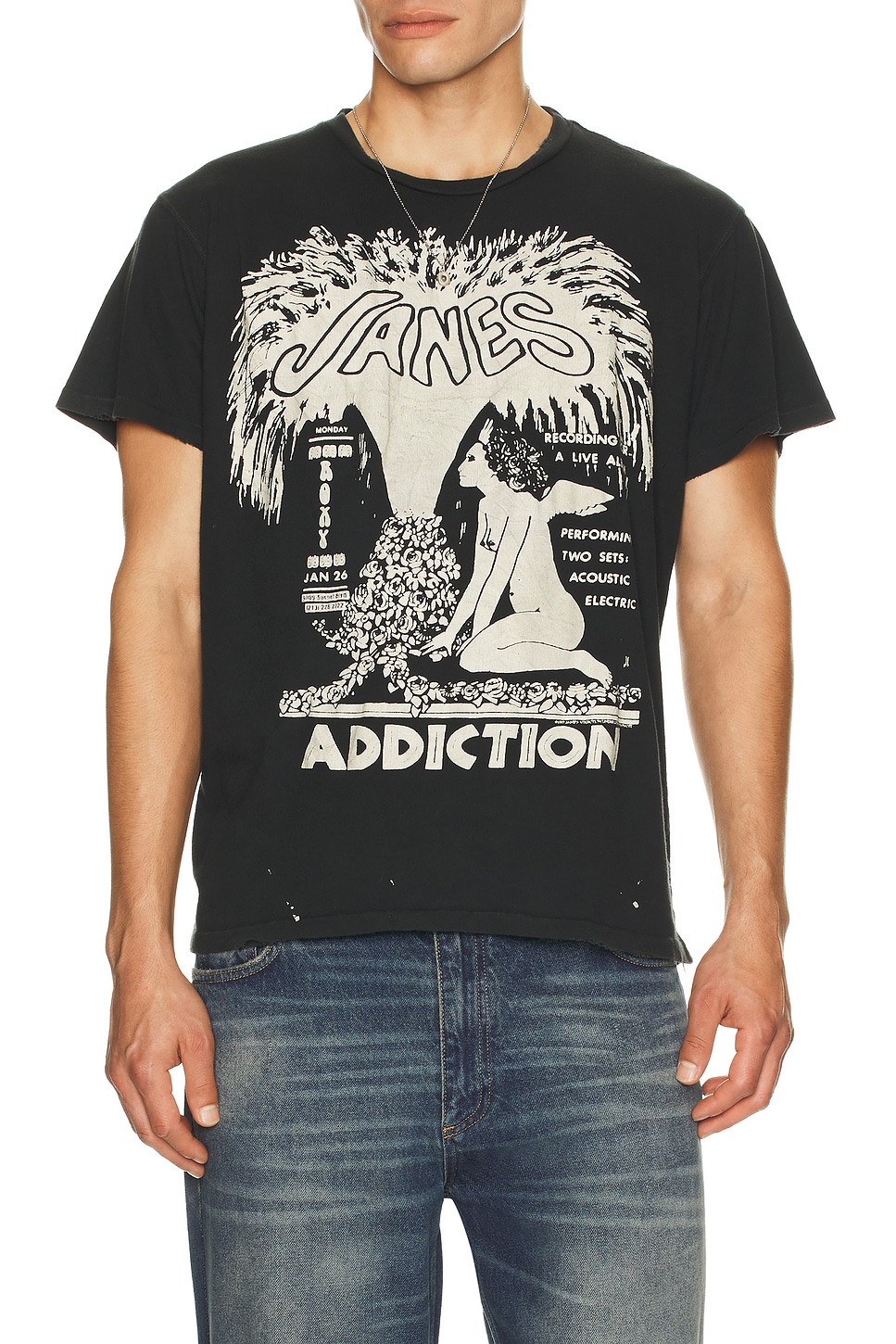 Madeworn Janes Addiction T-Shirt in Black. XXL/2X. Also in L, M, S, XL/1X