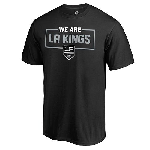 Men's Fanatics Black Los Angeles Kings Iconic Collection We Are T-Shirt