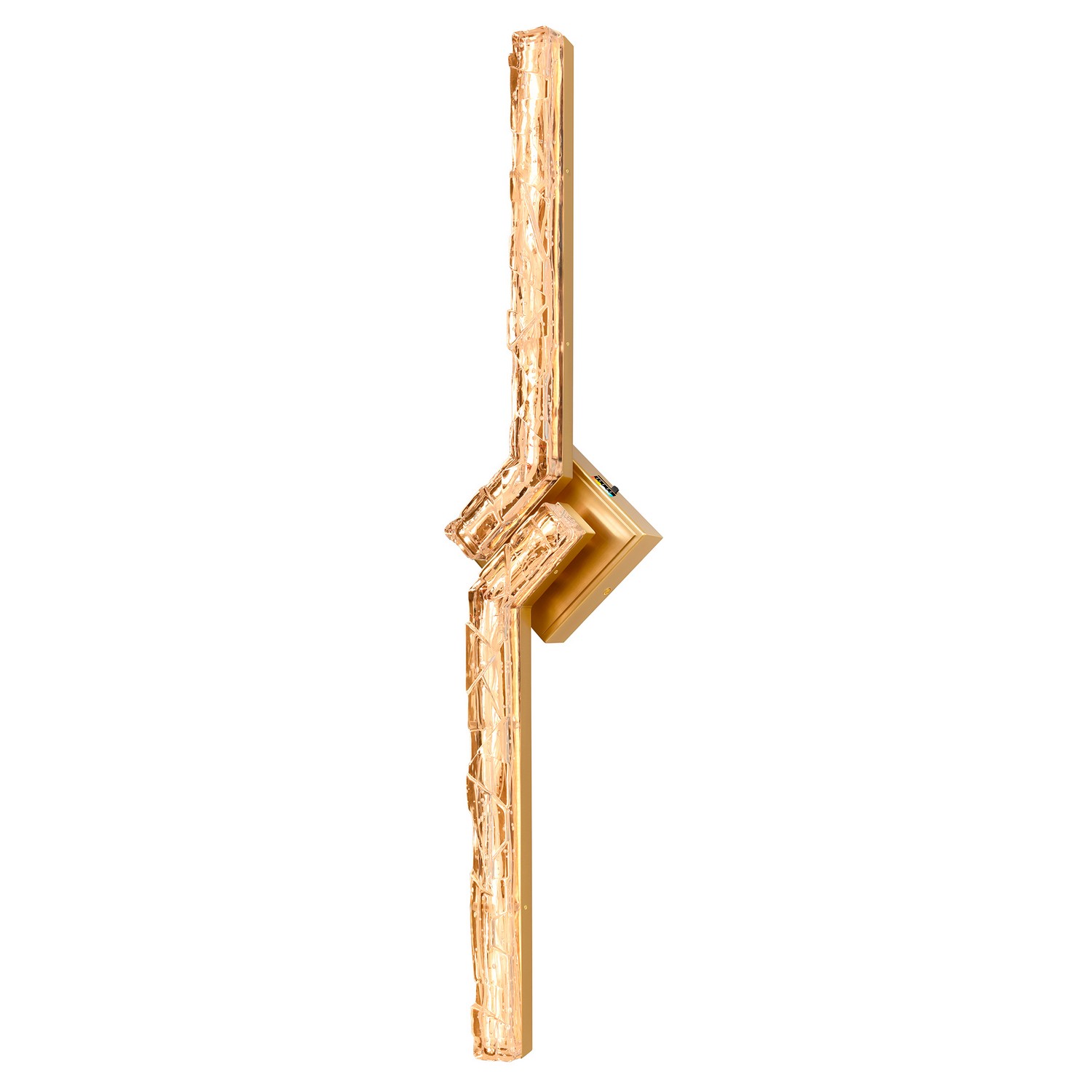 Brass LED Bathroom Vanity Light from the Contour Collection