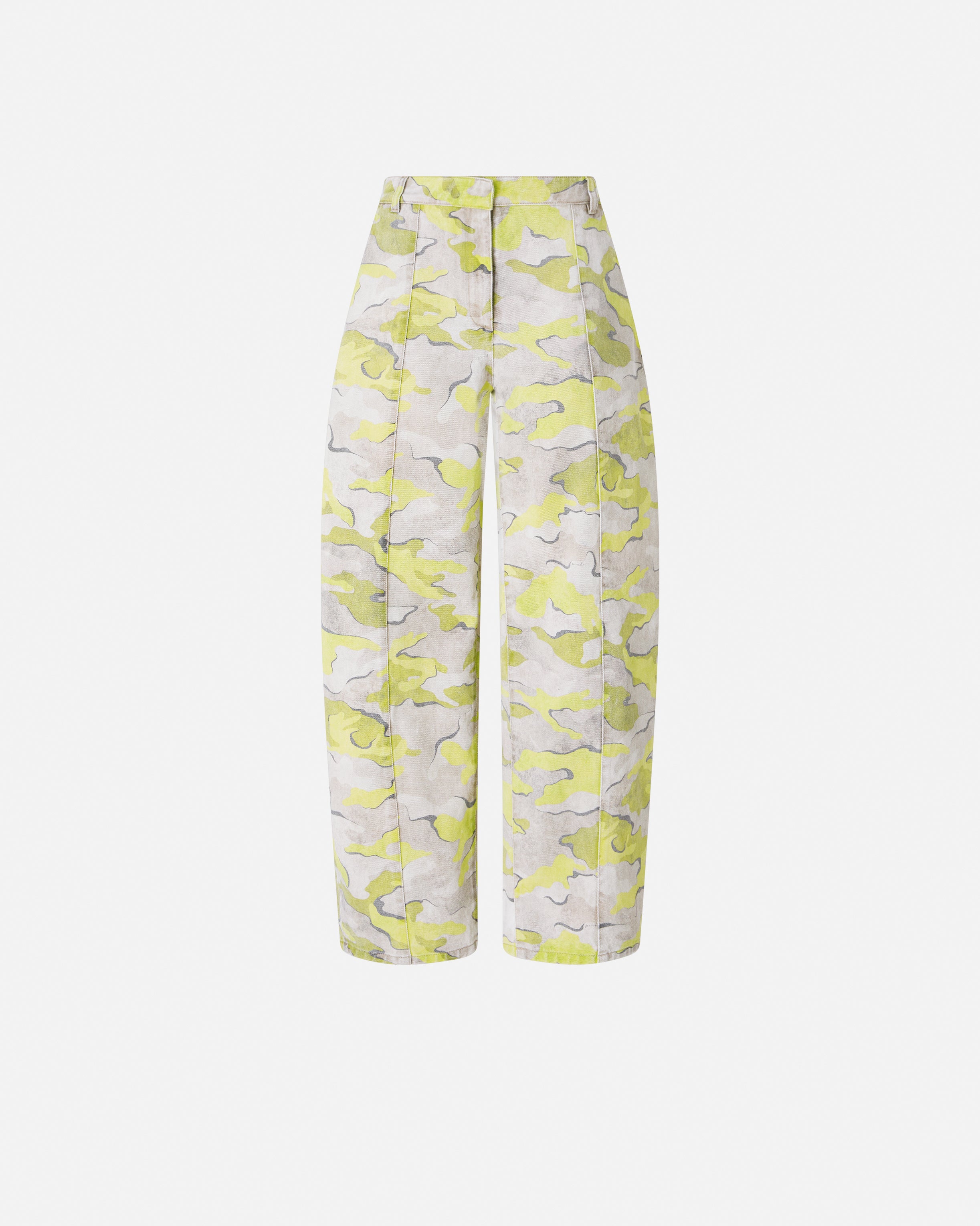 Camouflage balloon-fit trousers - 36