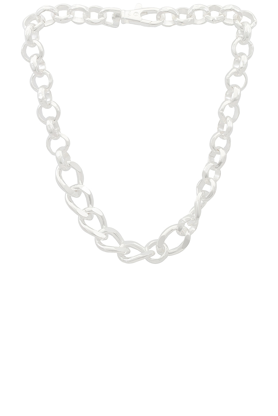 Martine Ali Silver Coated Yurel Necklace in Silver - Metallic Silver.  20 also in
