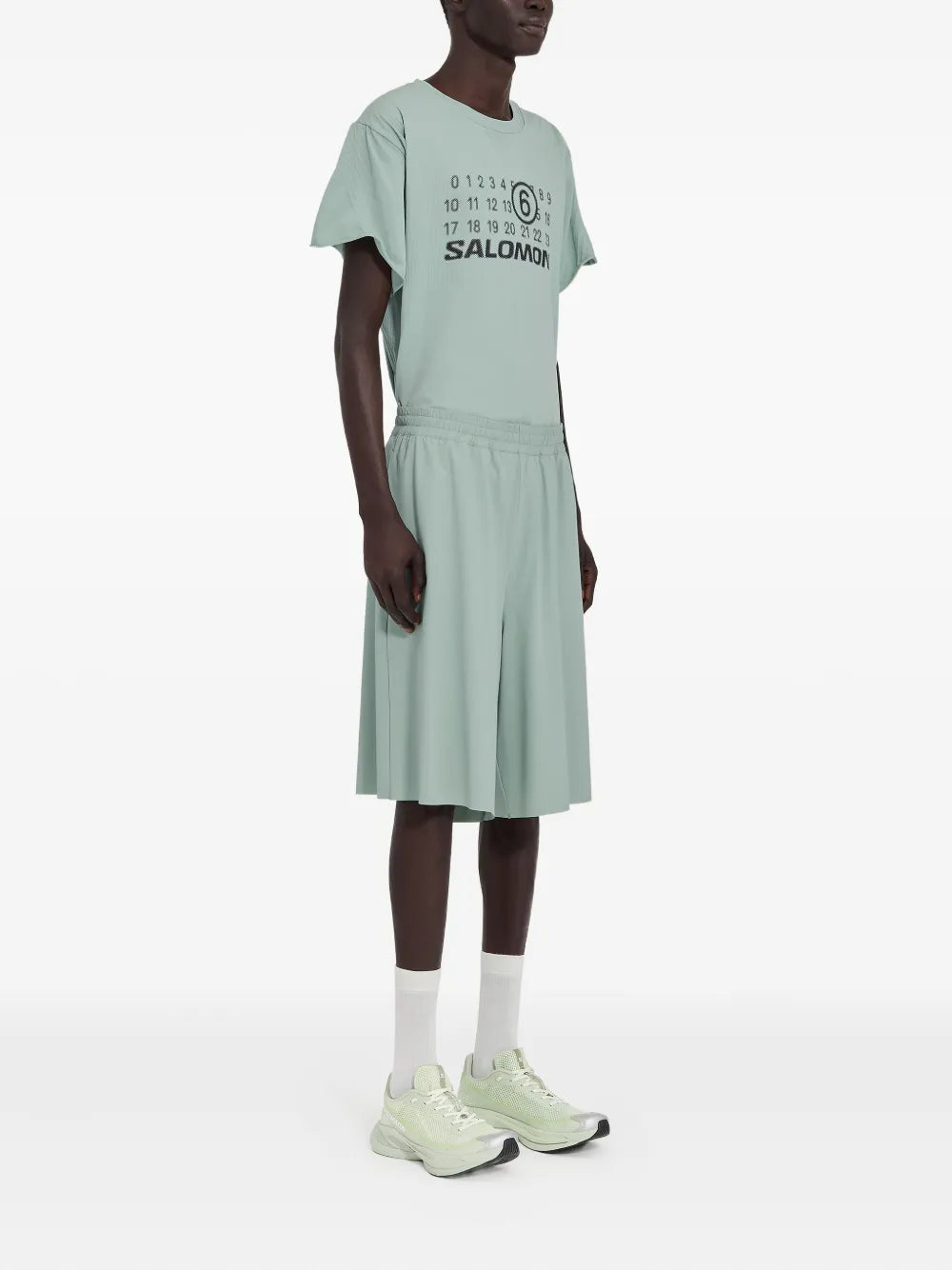 X Salomon Maison Margiela X Salomon X Salomon Shorts mit numerischen Grafiken