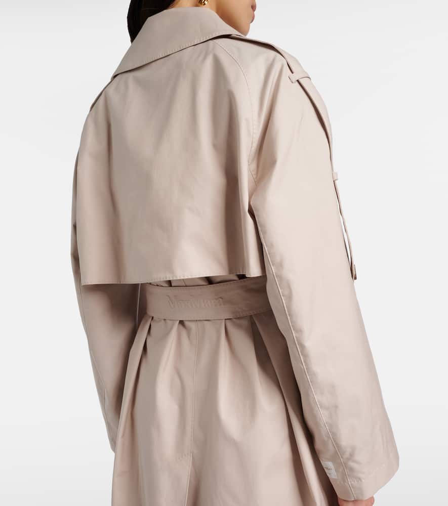 The Cube Delfino twill trench coat
