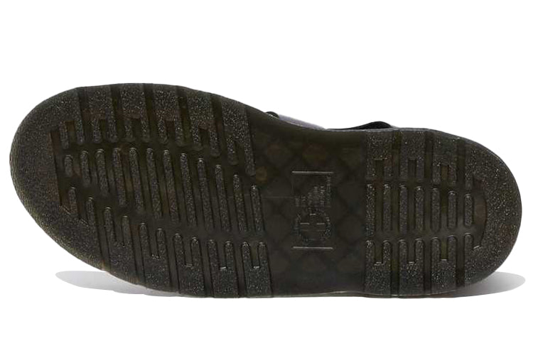 Geraldo Leather Gladiator Sandals Black