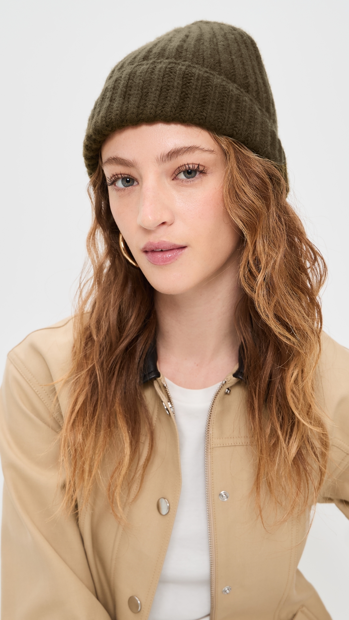 The Cousteau Beanie Olive One Size