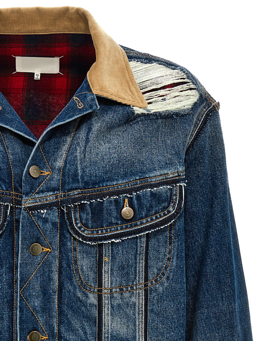 Denim Jacket With A Vintage Effect