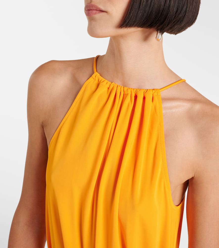 Proenza Schouler White Label Lenny belted jersey maxi dress