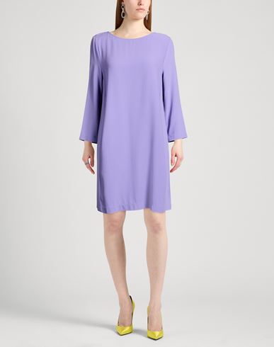 Woman Mini dress Lilac Size 10 Viscose, Acetate