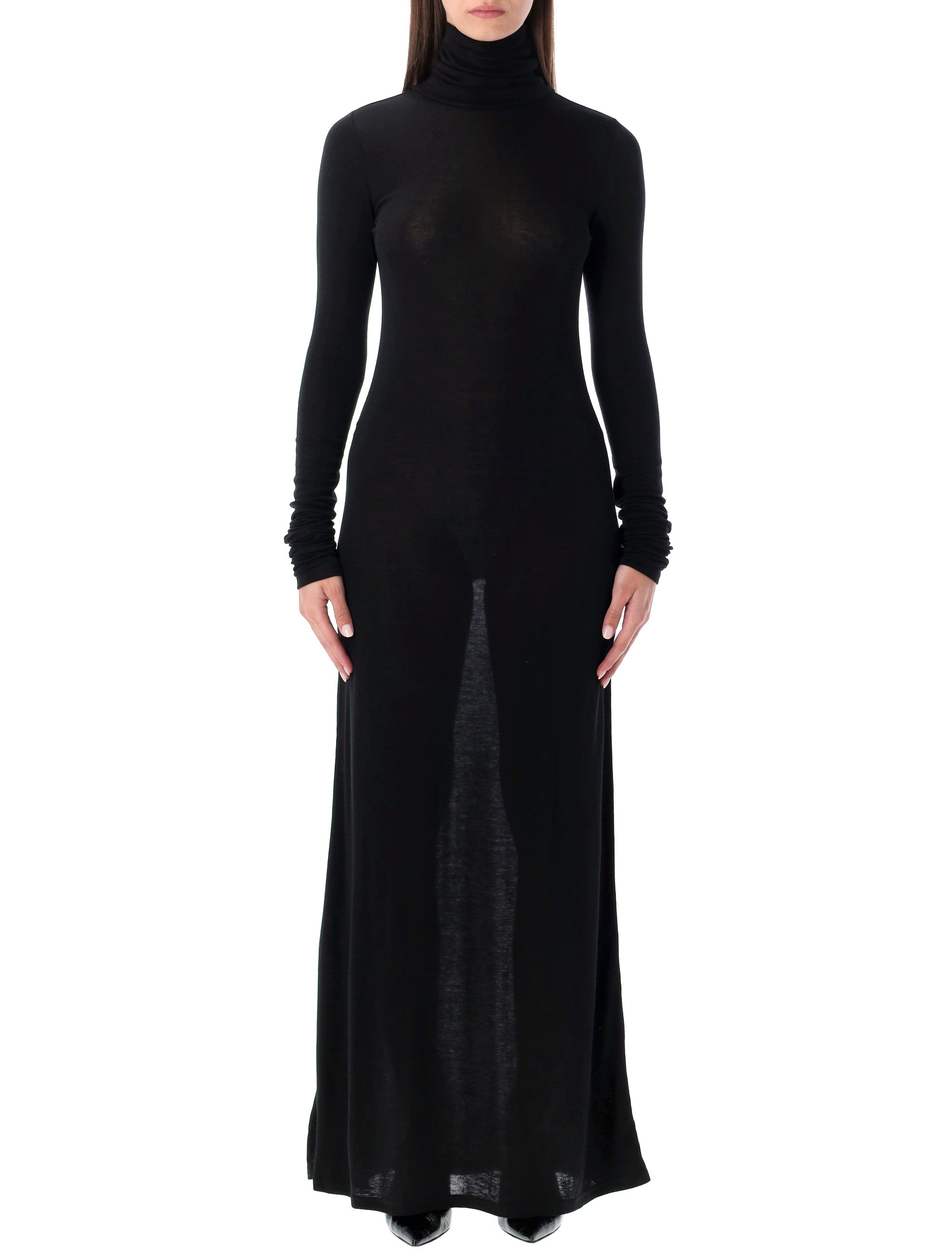 Bree Maxi Dress - High Neck Long Sleeve