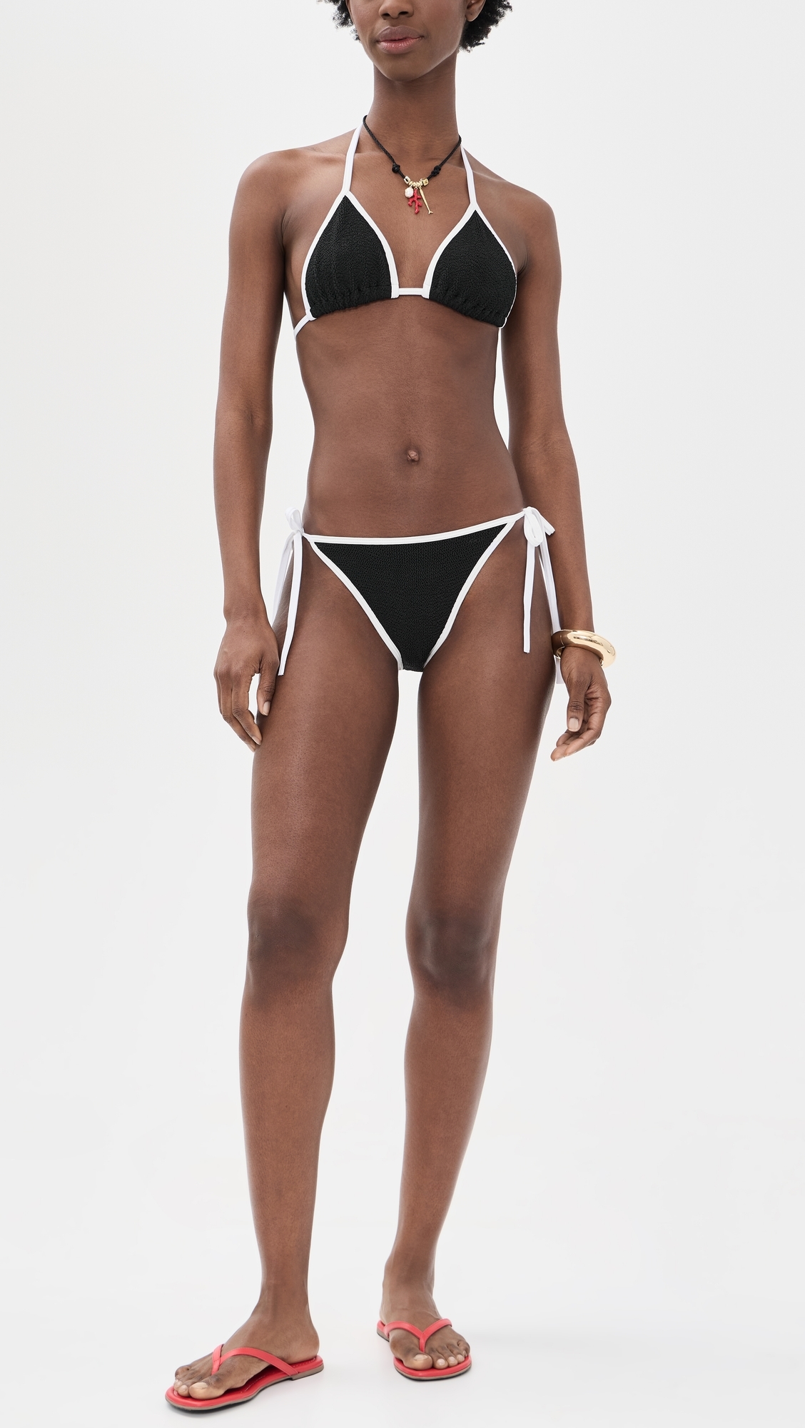 Gina Contrast Bikini Black/White One Size