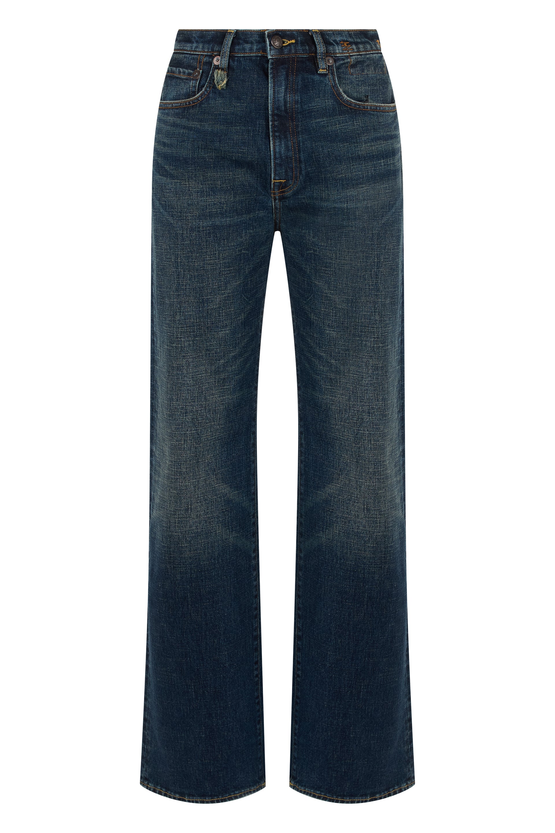 Loose High-Waisted Denim Jeans