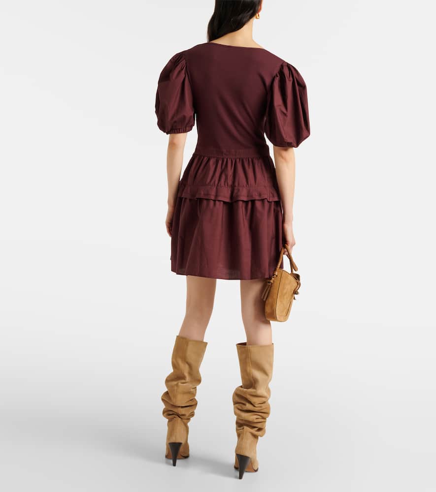 Tilda cotton-blend minidress