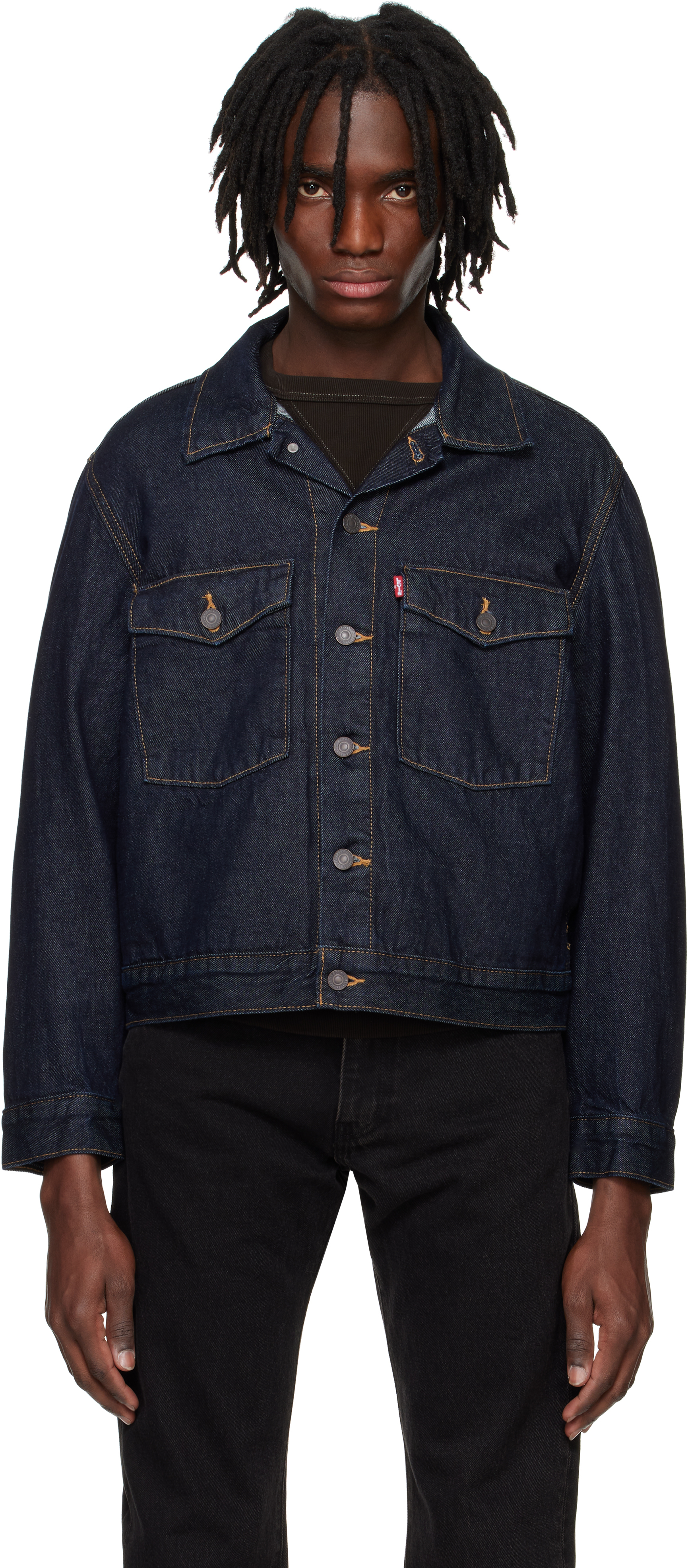 Levi's Navy Embarcadero Station Denim Jacket