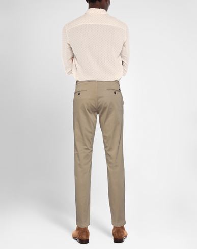 Man Pants Camel Size 40 Cotton, Elastane