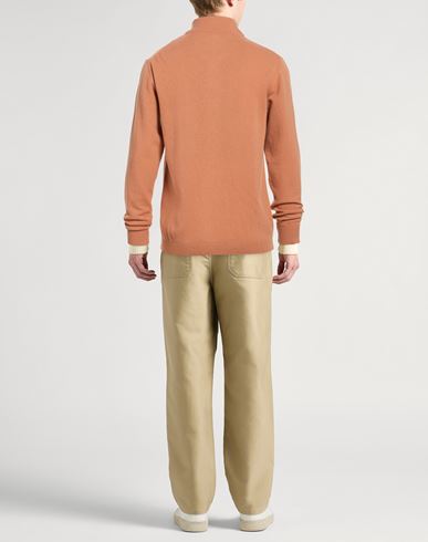 Man Cardigan Tan Size L Wool, Cashmere