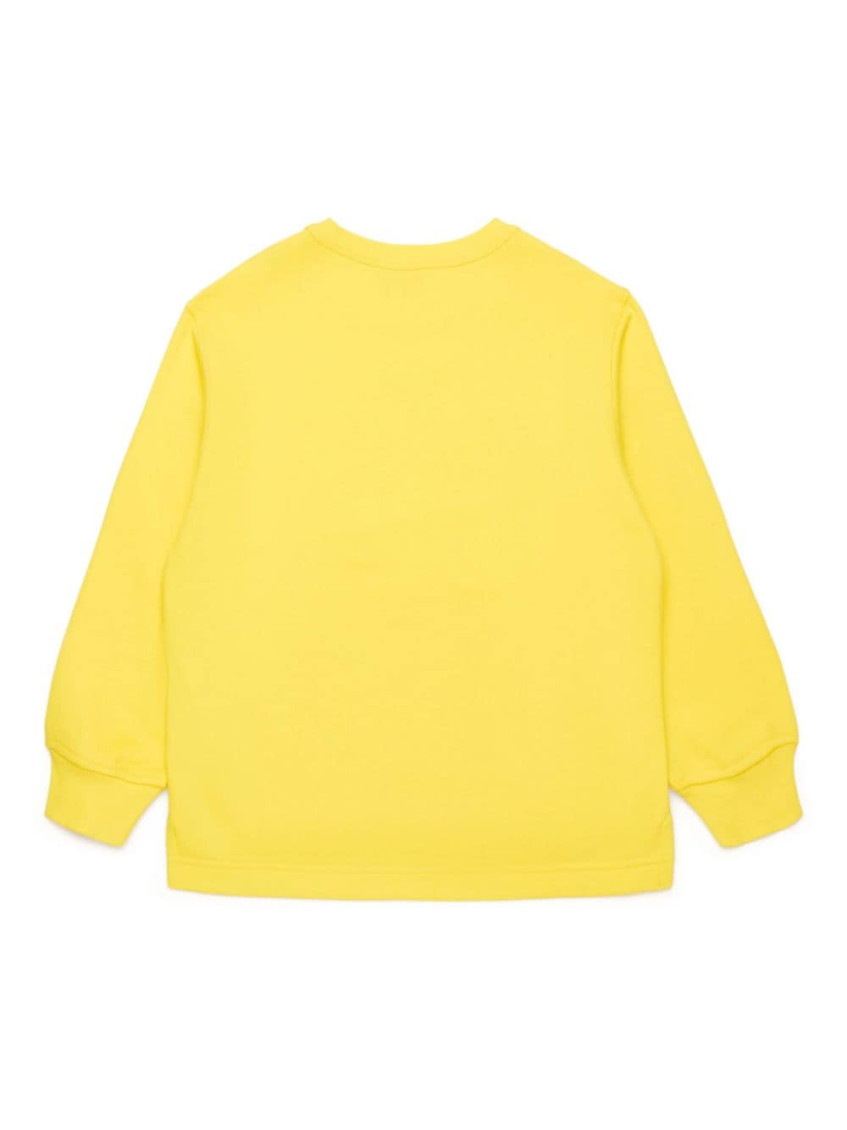 Boys Yellow Full Sleeves Sweatshirts