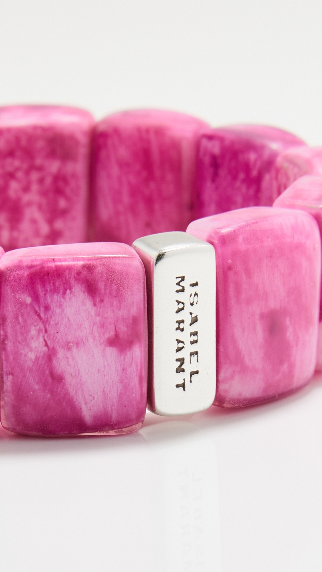 Isabel Marant Tya Bracelet Fuchsia/Silver T2