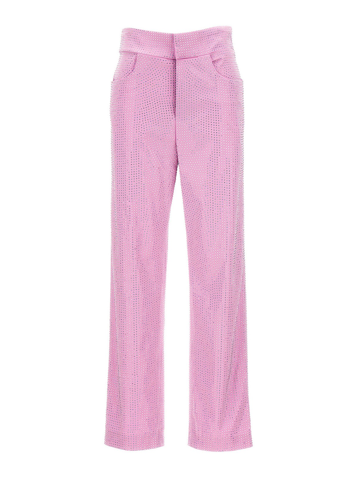 Cotton pants with crystals