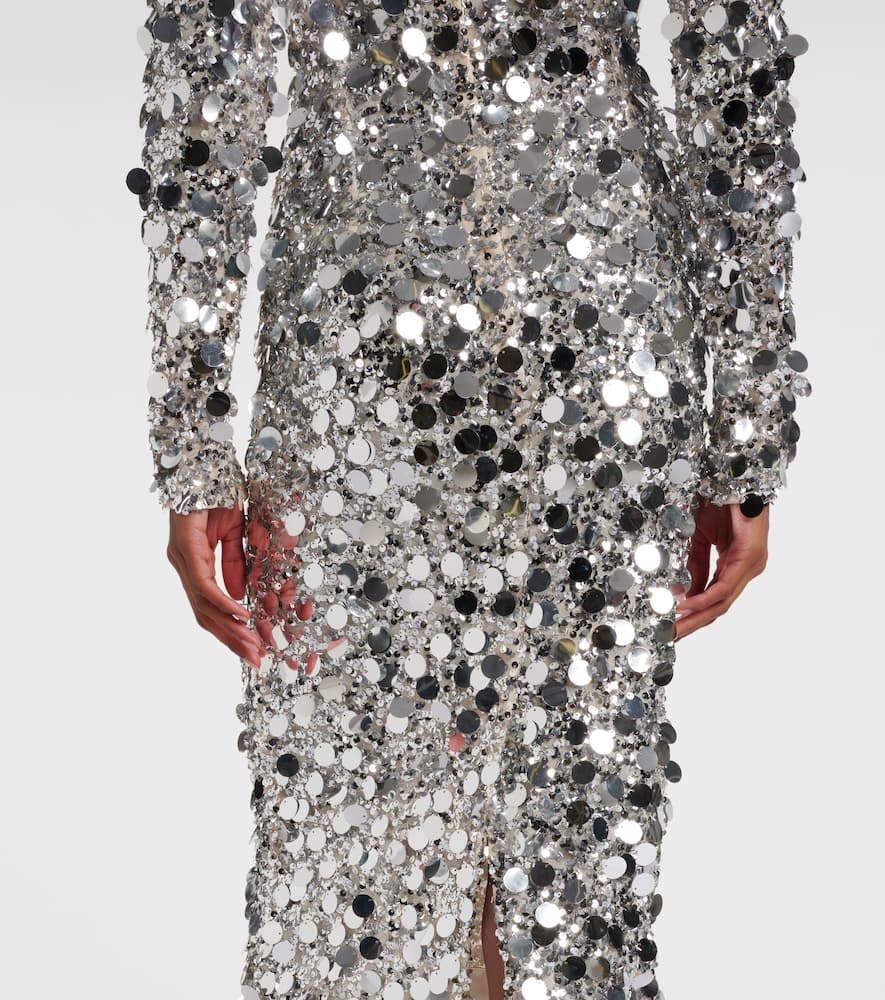 Sequined midi dress