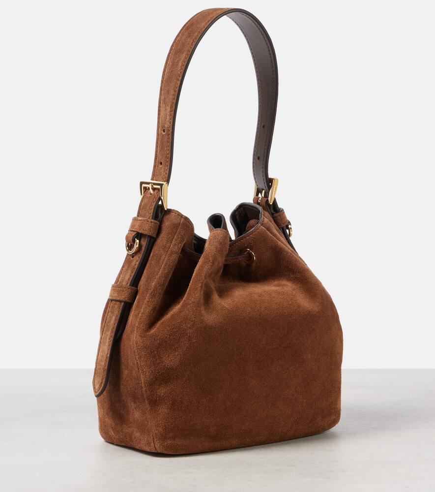 Prada Small suede bucket bag