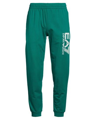 Man Pants Green Size L Cotton