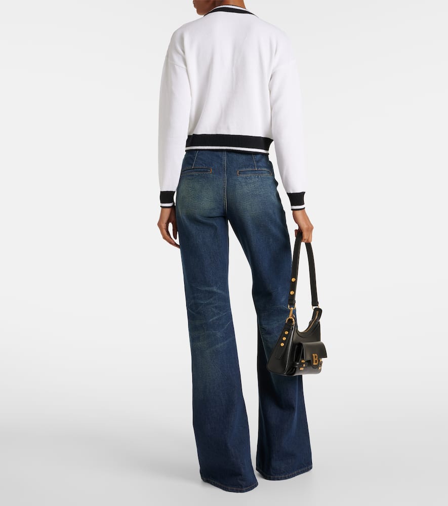 Balmain Balmain Signature embroidered sweater