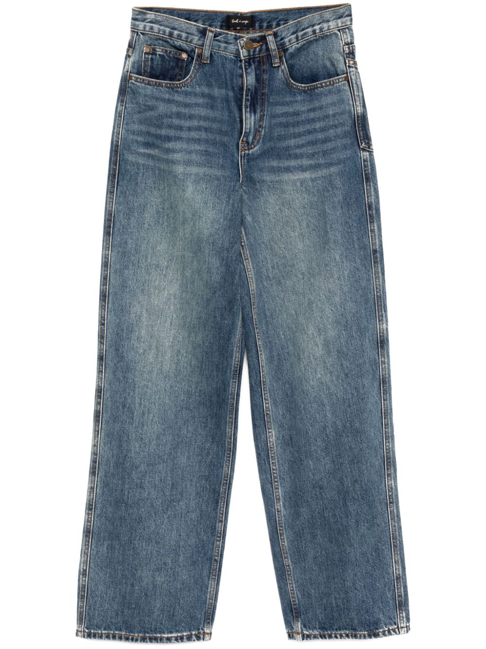 Panelled jeans - Blue