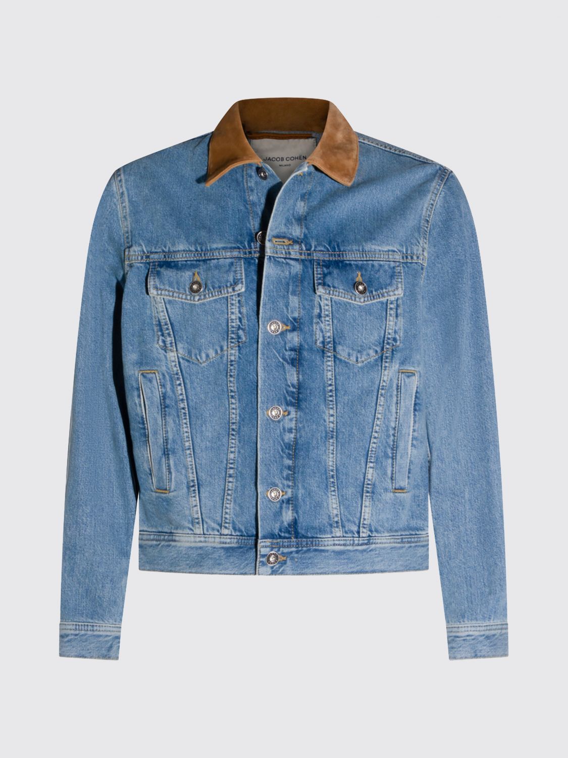 Jacket Men color Gnawed Blue