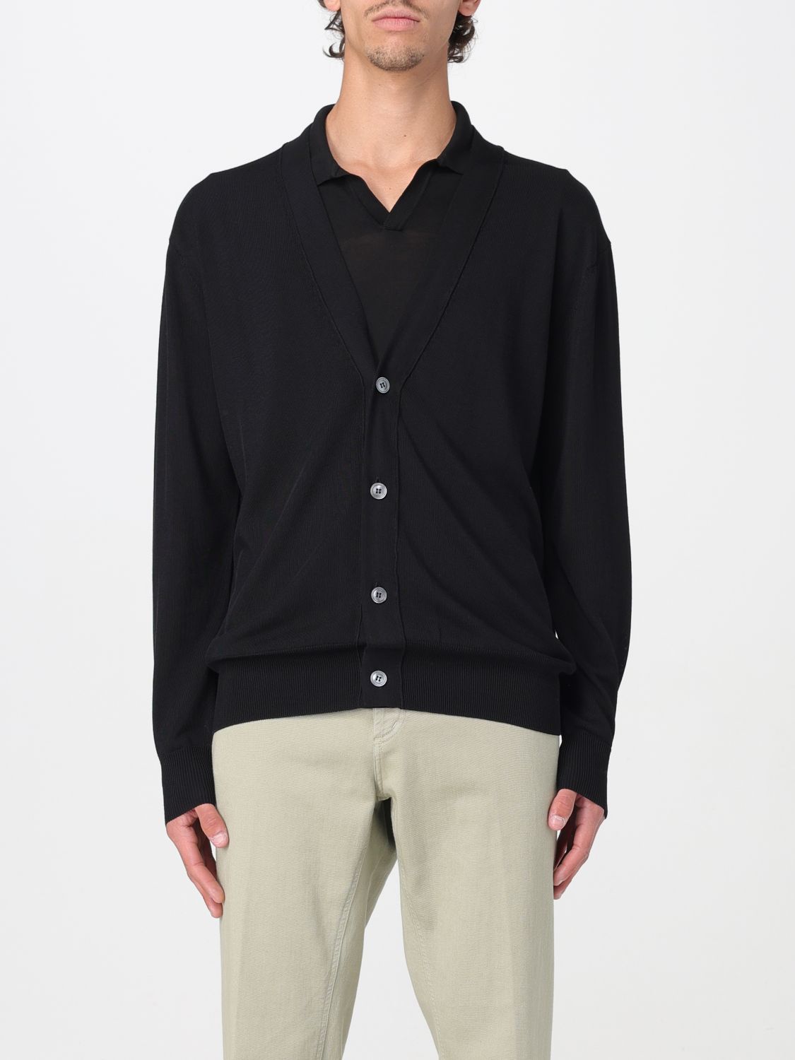 Cardigan LARDINI Men color Black