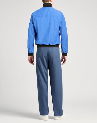 Man Jacket Azure Size M Cotton, Polyamide