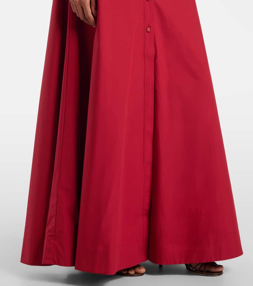 Cotton poplin shirt dress