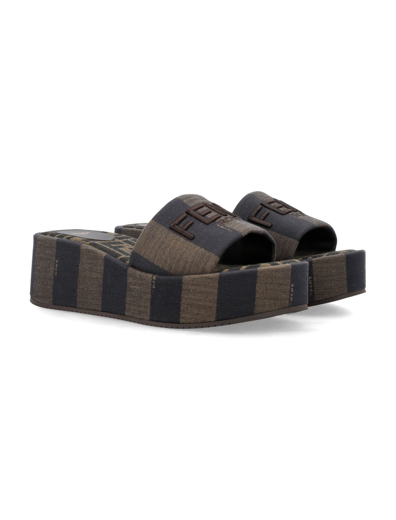Two-tone Canvas Slippers