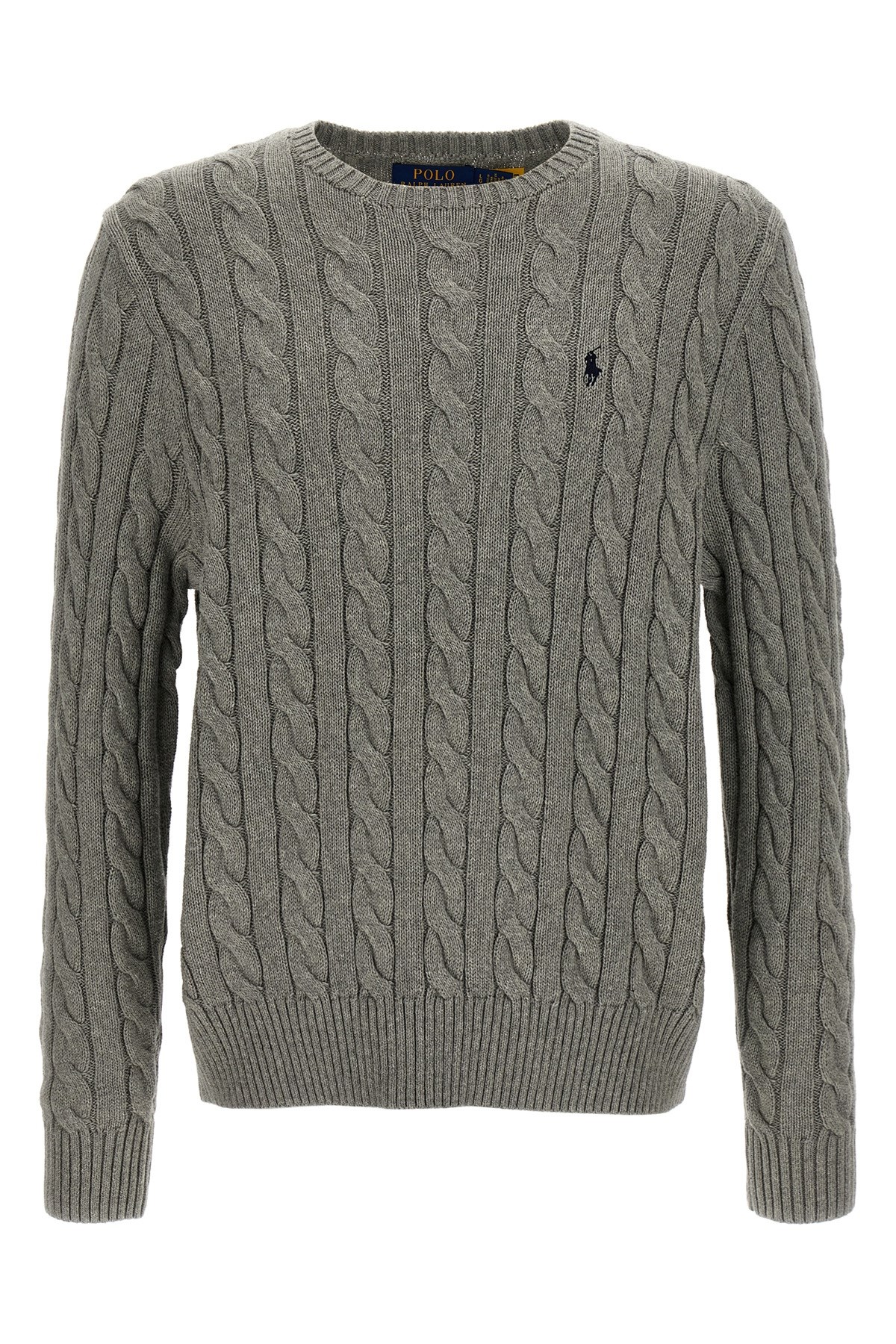 Cotton Braided Sweater