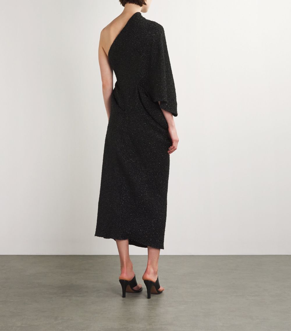 Dorota One-Shoulder Midi Dress