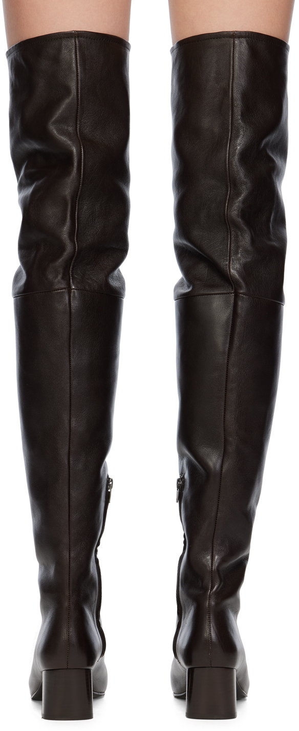 LEMAIRE Brown Leather Boots