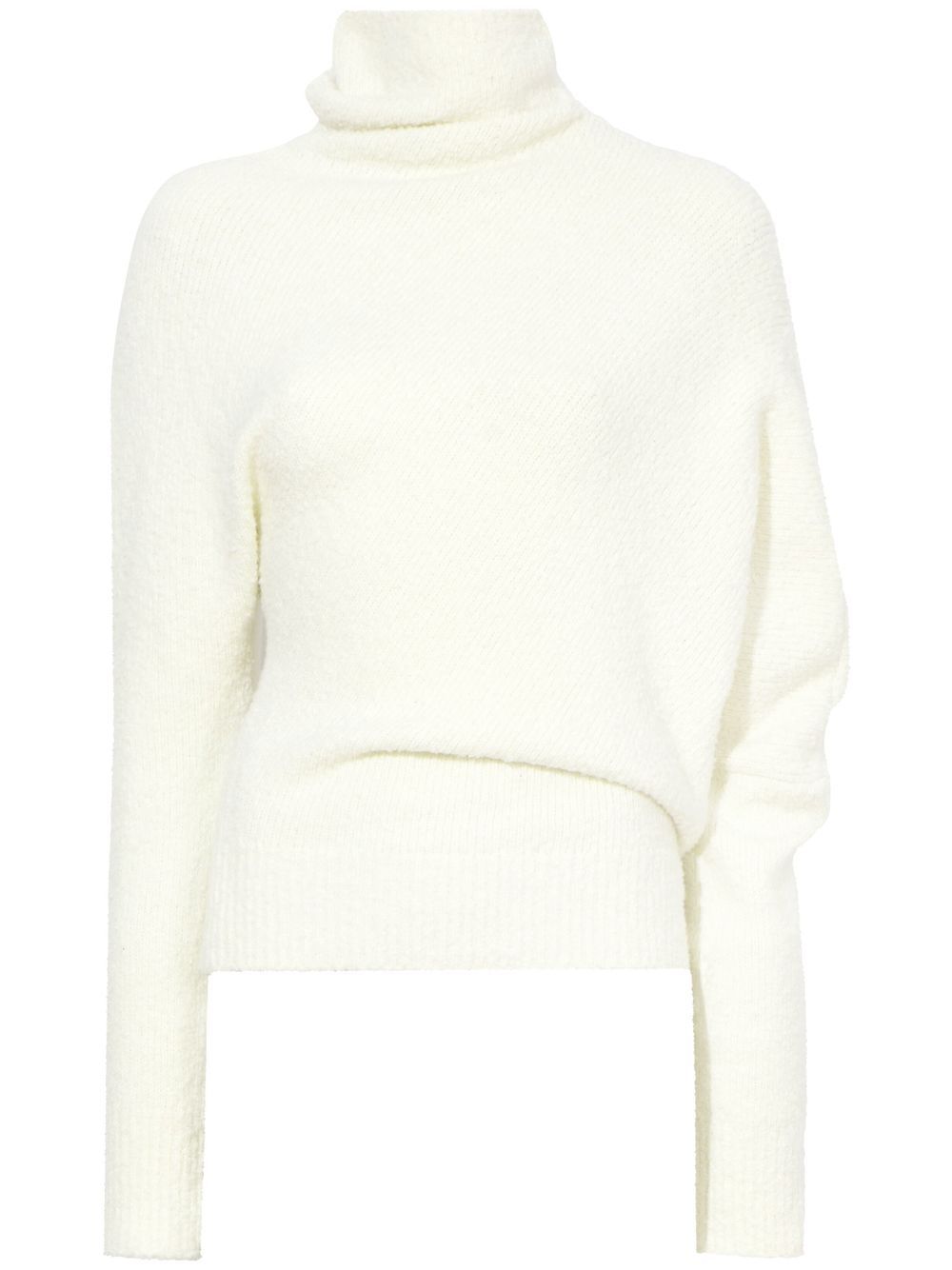 Fuzzy Boucle asymmetric sweater