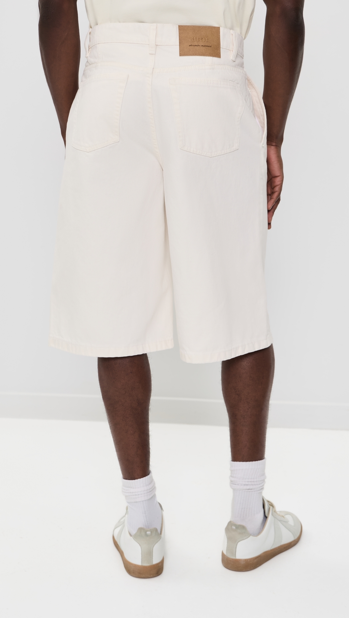 Loose Bermuda Shorts 14 Blanc Creme
