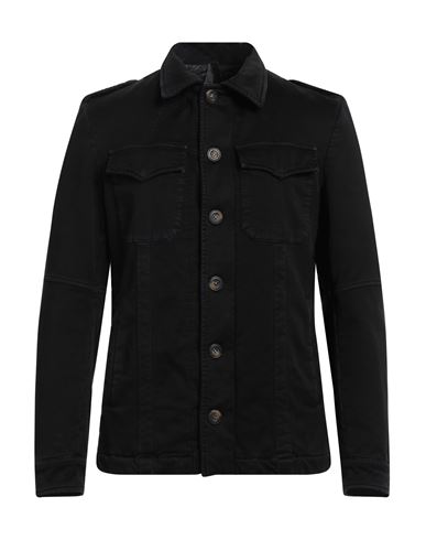Luxe Fabrics Man Jacket Black Size 46 Cotton, Lyocell, Elastane