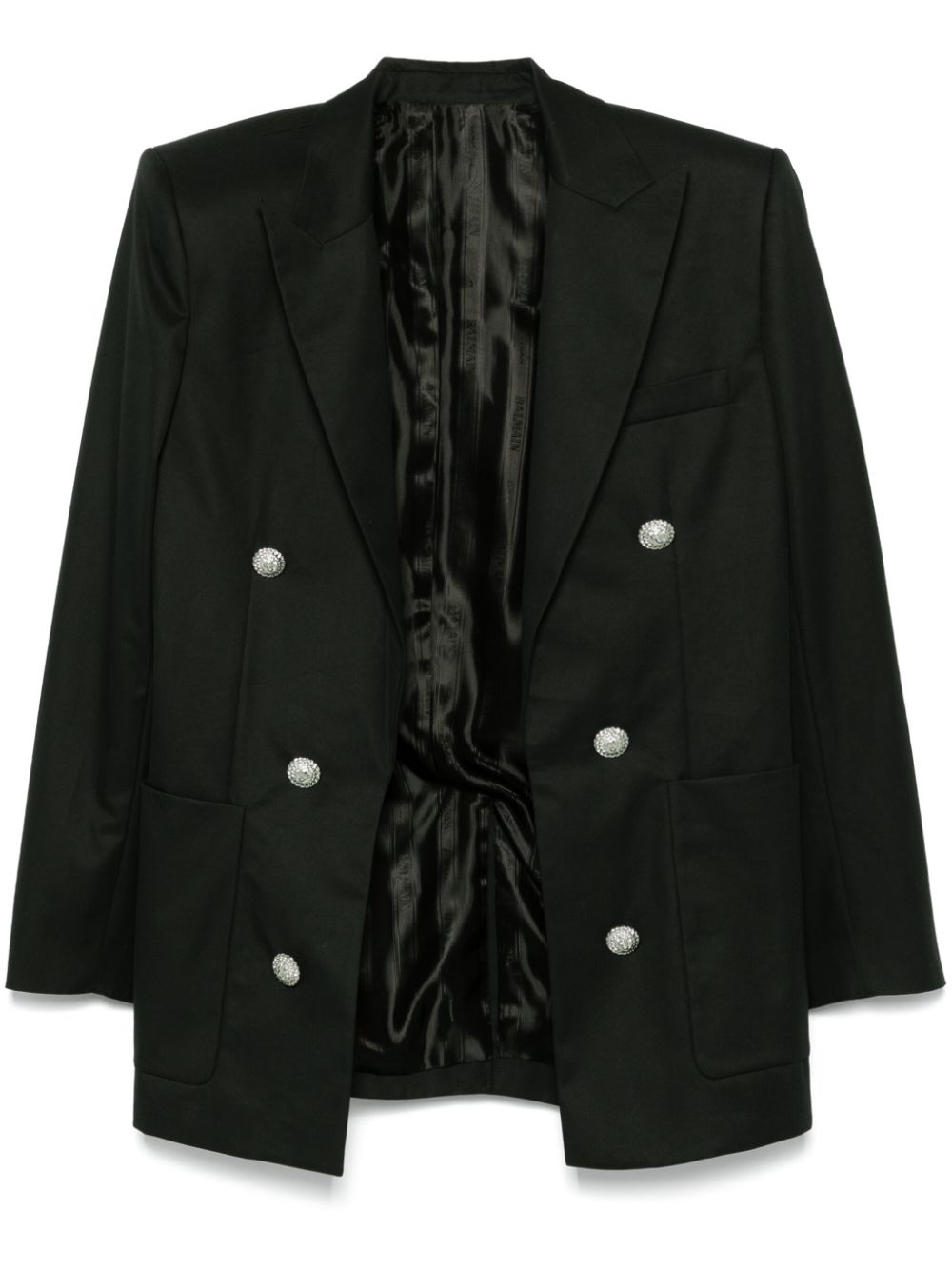 Cotton blazer - Black