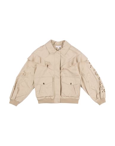Chloé Kid Girl Jacket Beige Size 10 Cotton
