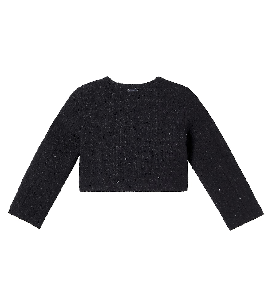 Sequined bouclé jacket