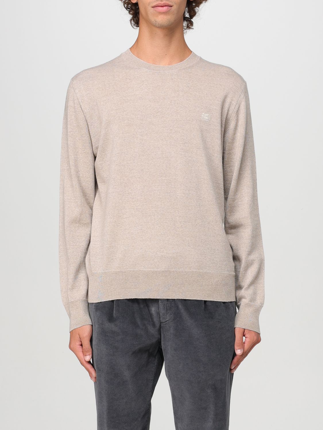 Sweater Men color Beige