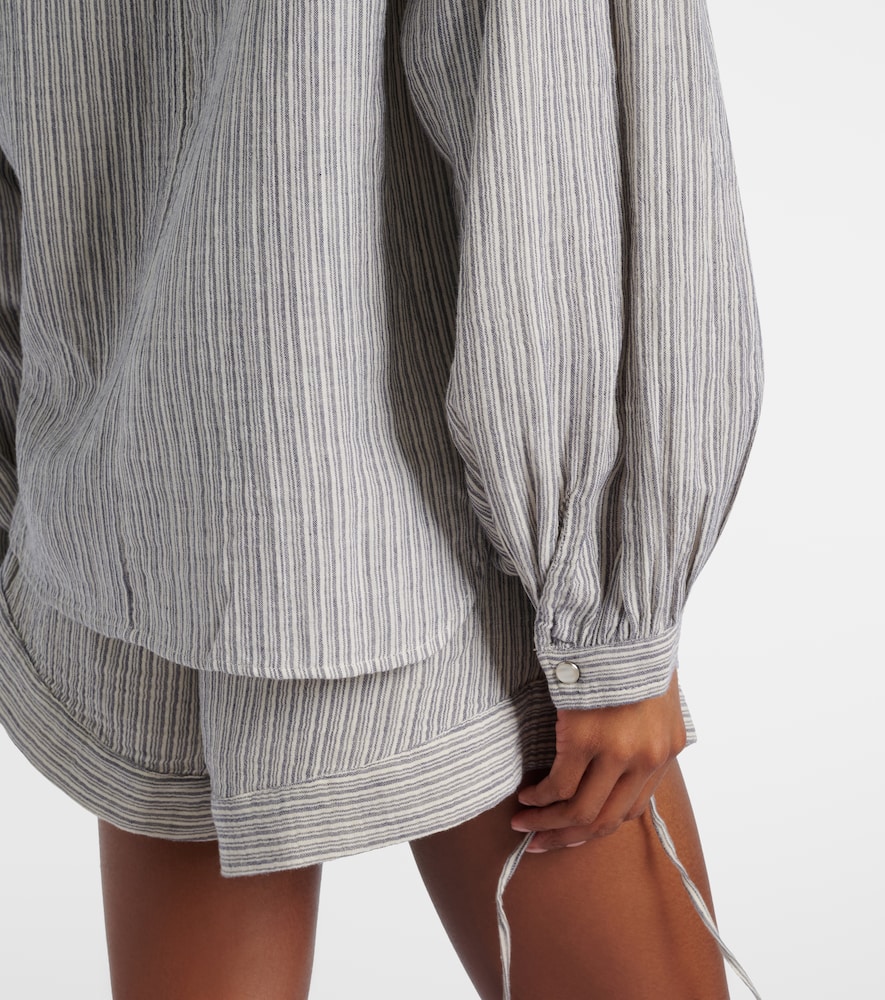 Selvia striped cotton shirt