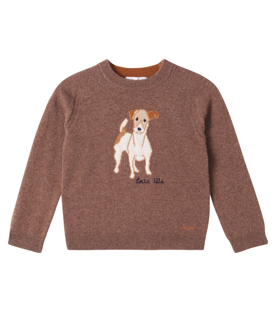 Berlioz intarsia cashmere sweater