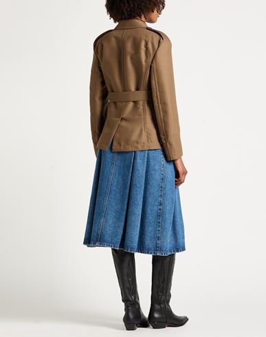 Woman Jacket Brown Size 6 Virgin Wool, Viscose