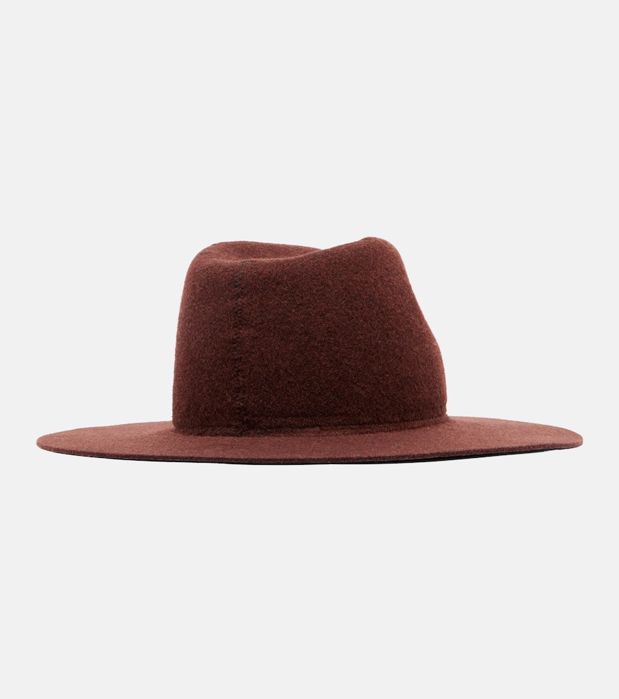 Wool-blend felt fedora