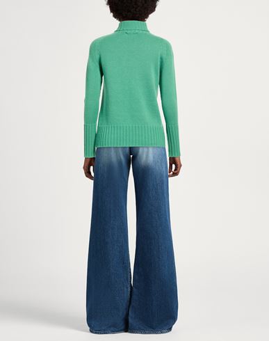 Woman Turtleneck Light green Size M Cashmere