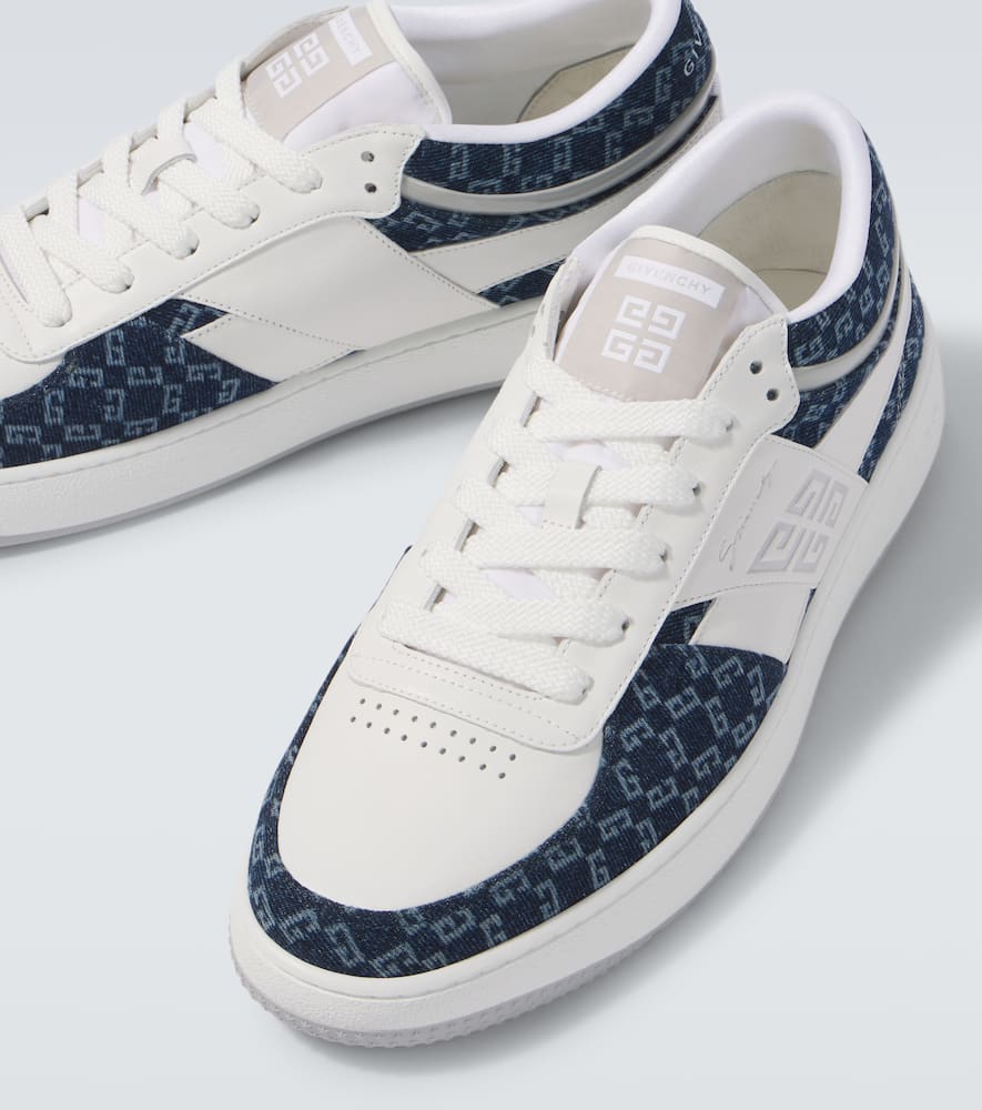 Givenchy G-Move Monogram denim-trimmed sneakers
